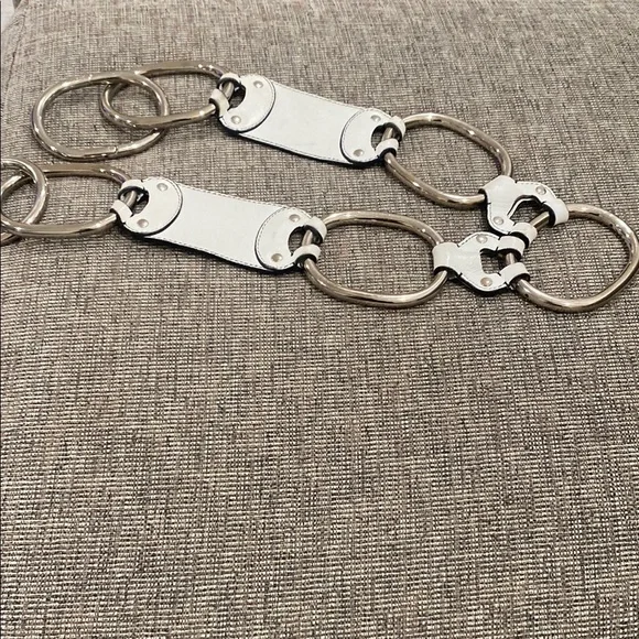 Prada | Accessories | Prada Vintage Silver And White Chain  display picture 1